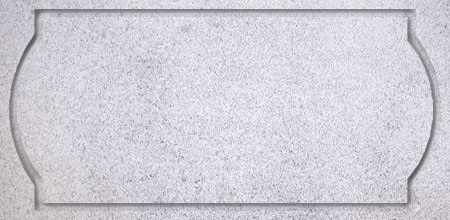 Limestone Plaque - Decorative Border